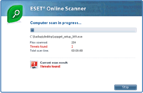 ESET Online Scanner ESET Online Scanner