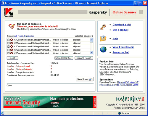 Kaspersky Online Scanner Kaspersky Online Scanner