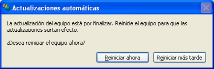 Actualziaciones automáticas