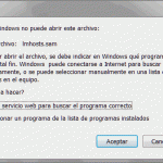 Desactivar 'servicio web' al intentar abrir un archivo