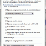 Compatibilidad de aplicaciones en Windows 7