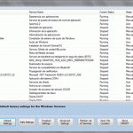 Ajusta los servicios de Windows con SMART