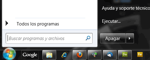 Fallo en 'Buscar programas y archivos' en Windows 7