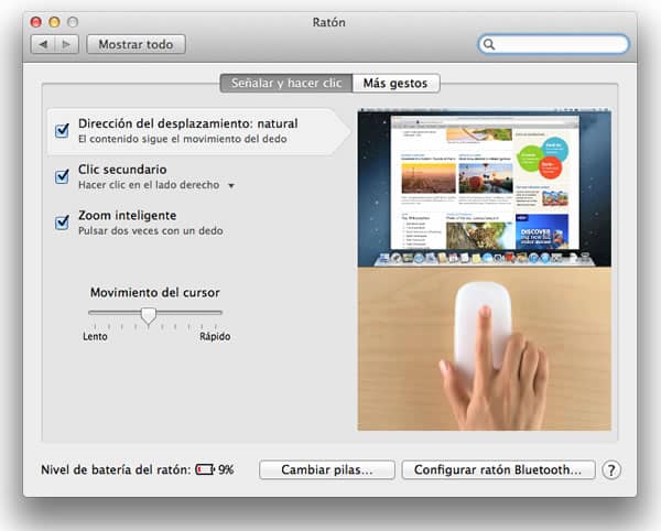 Activar botón derecho del ratón en Mac