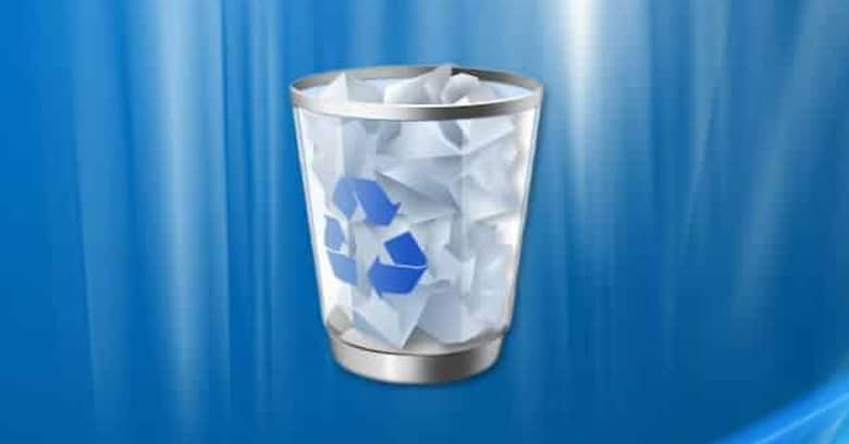 Desactivar la opción Propiedades en la Papelera de reciclaje