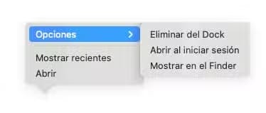 Eliminar del Dock