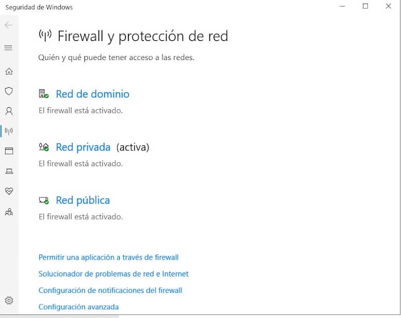 Firewall y protección de red