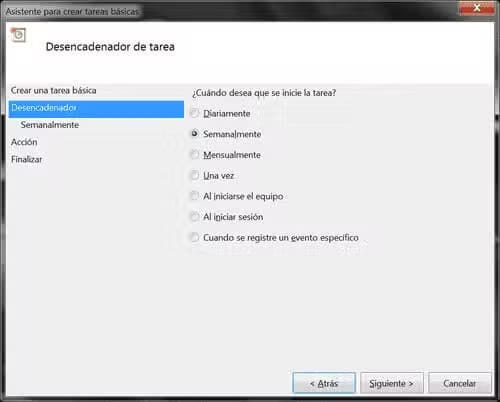 Desencadenador de tarea