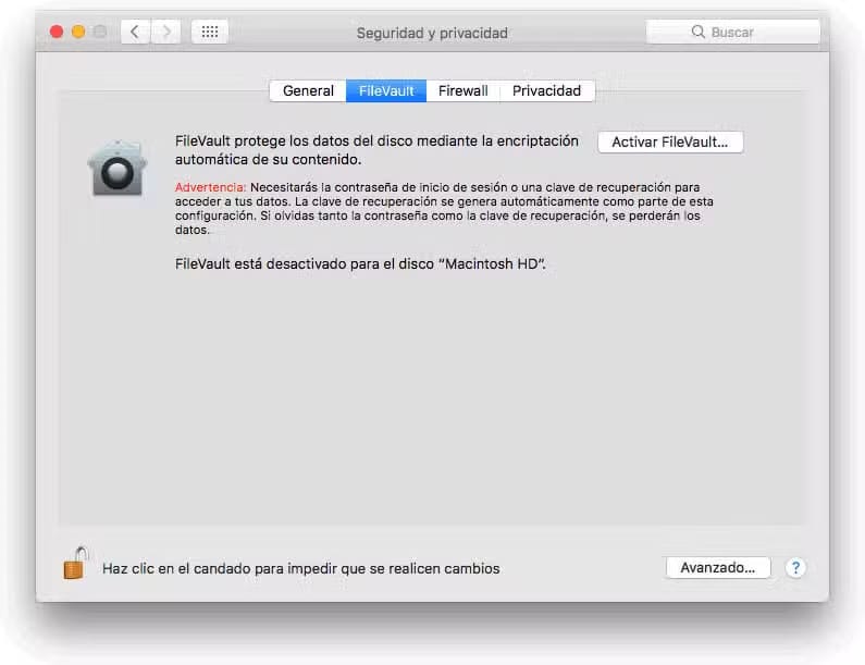 Filevault