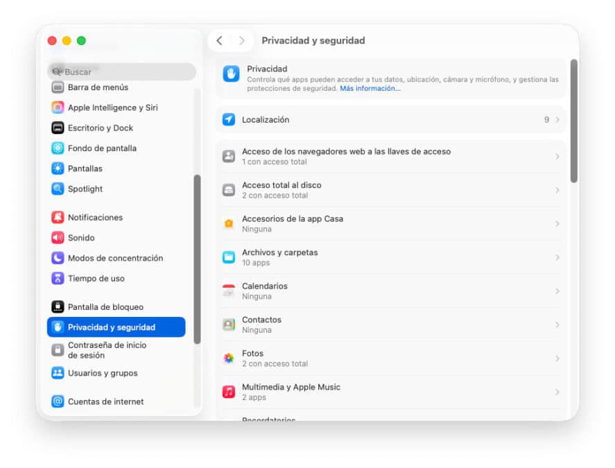 Privacidad y seguridad con chip Apple