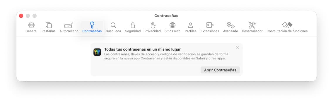 Contraseñas