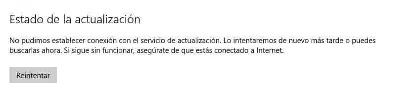 Estado de la actualización