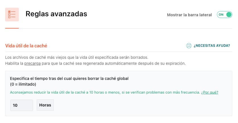 Reglas avanzadas