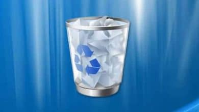 Desactivar la opción Propiedades en la Papelera de reciclaje